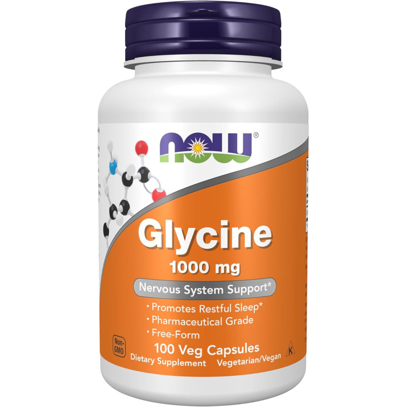 Glicina Now 1.000mg 100cap