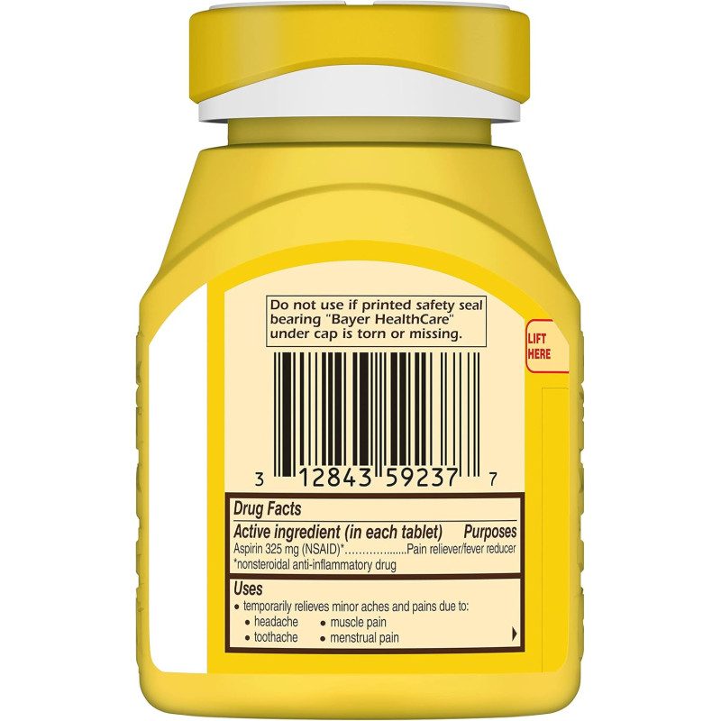 Aspirina Bayer 325mg 300tab