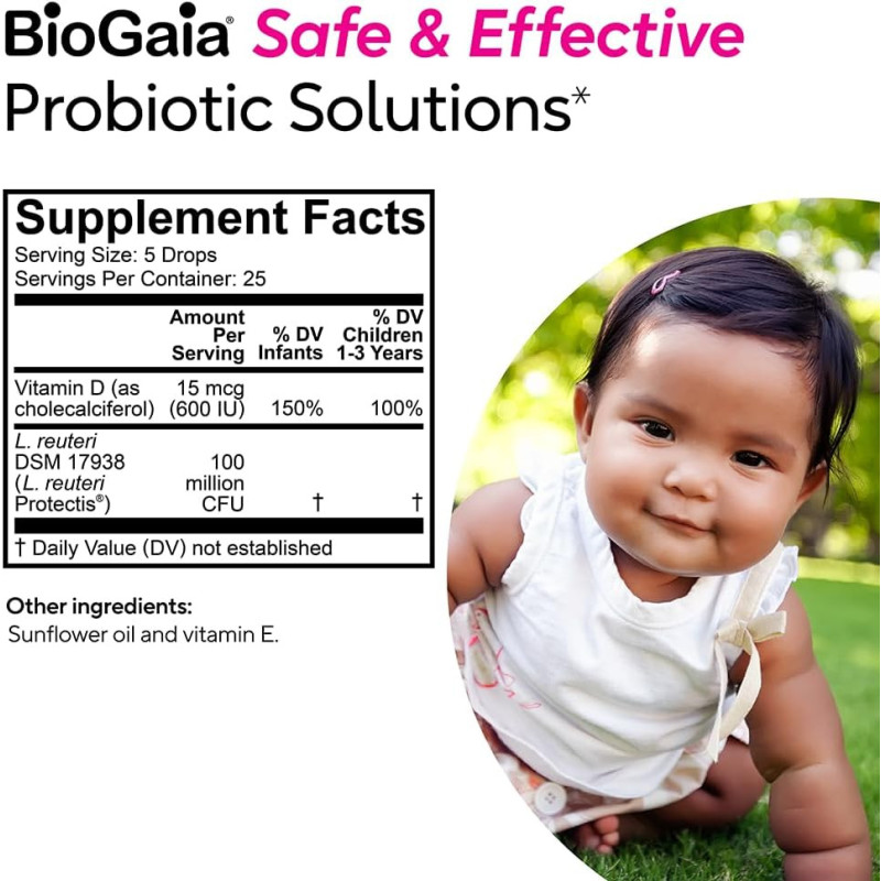 BioGaia Immune Active Gotas Probióticas para Bebé 5ml
