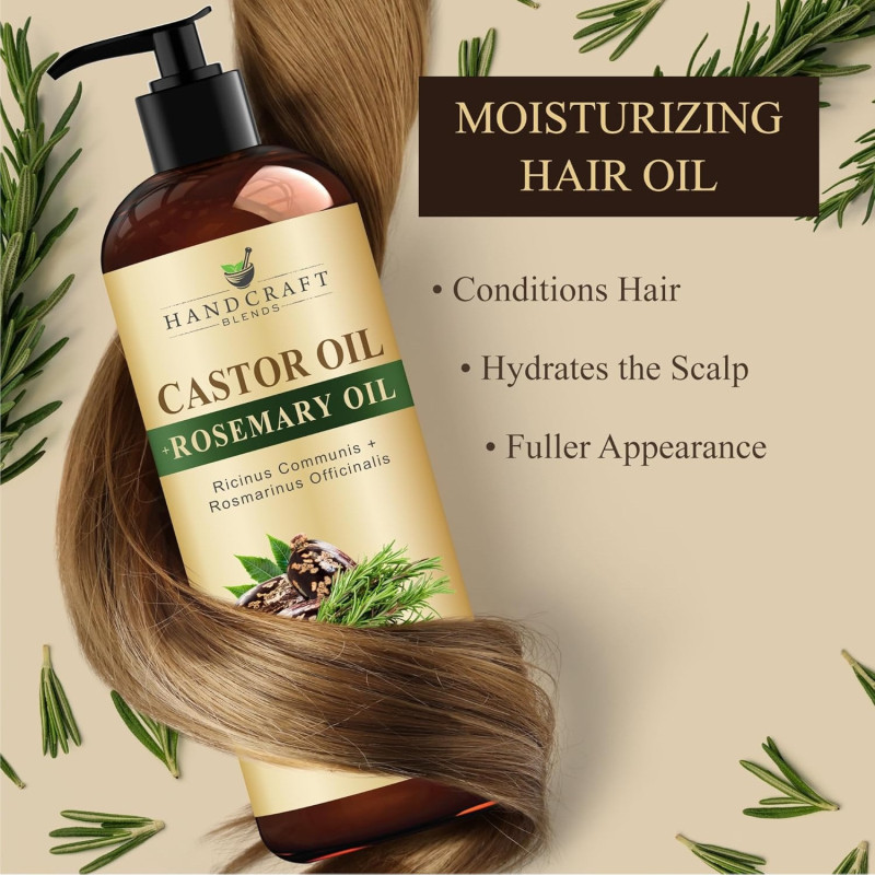 Aceite De Castor + Romero Handcraft Blends Aceite De Castor + Romero Handcraft Blends