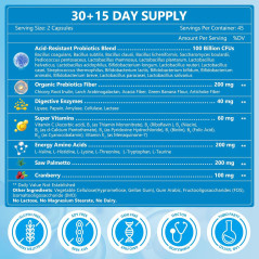 Probióticos Men´s Nature Target 100bill 90cap