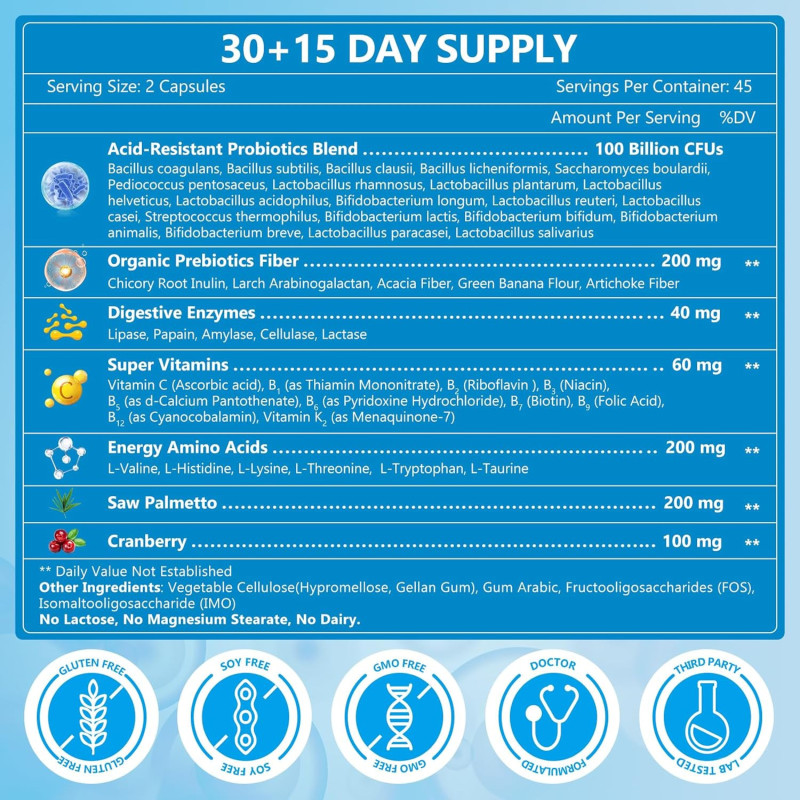 Probióticos Men´s Nature Target 100bill 90cap Probióticos Men´s Nature Target 100bill 90cap