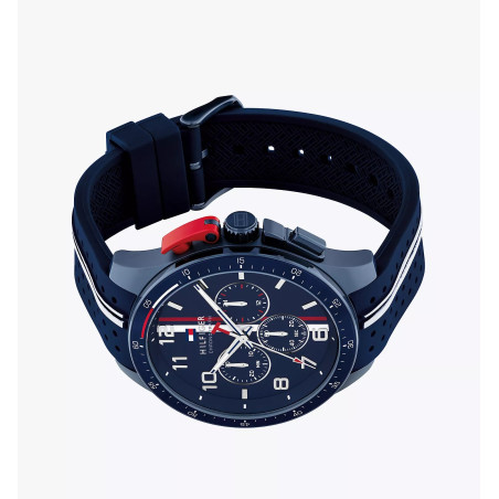 Tommy Hilfiger Reloj Sport Watch with Silicone Strap Azul 46MM