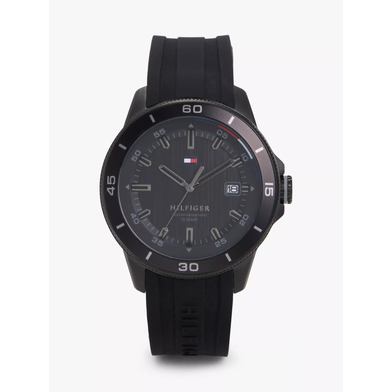 Tommy Hilfiger Reloj Silicone Strap Chronograph Watch 43MM