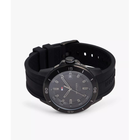 Tommy Hilfiger Reloj Silicone Strap Chronograph Watch 43MM