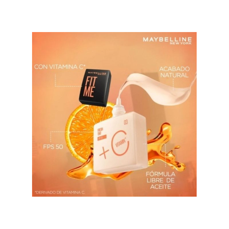 Maybelline Fit Me Base de Maquillaje Tono 5