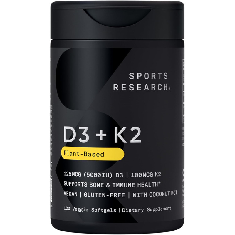 Vitamina D3+K2 Sports Research 120cap