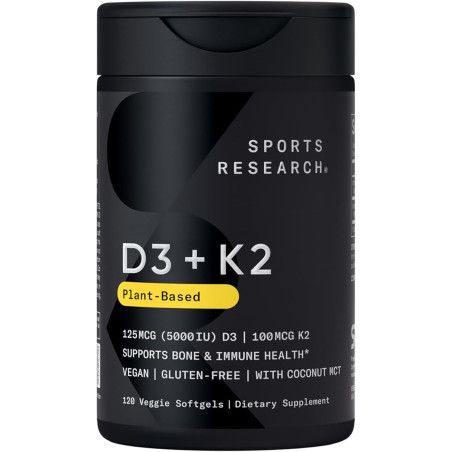 Vitamina D3+K2 Sports Research 120cap