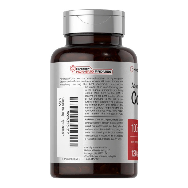 COQ10 Horbaach 100mg 120cap