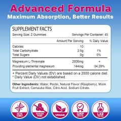 Treonato de Magnesio Zetelixia 2.000mg 90cap