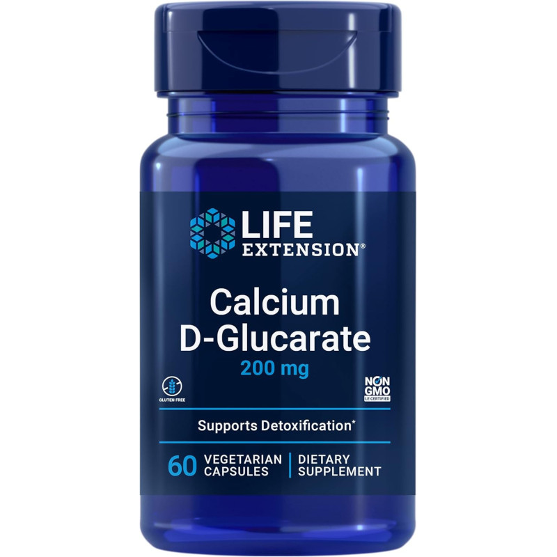 D-Glucarato de Calcio Life Extension 200mg 60cap