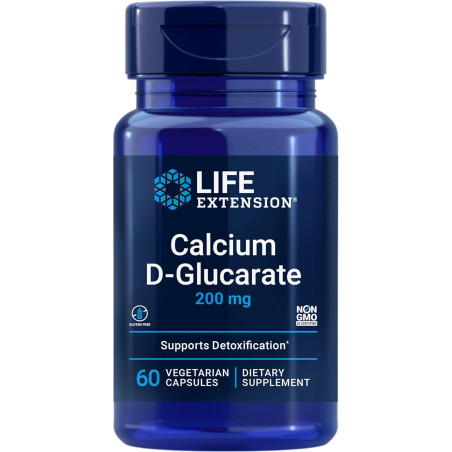 D-Glucarato de Calcio Life Extension 200mg 60cap