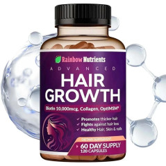 Hair Growth  Rainbow Nutrients 120cap