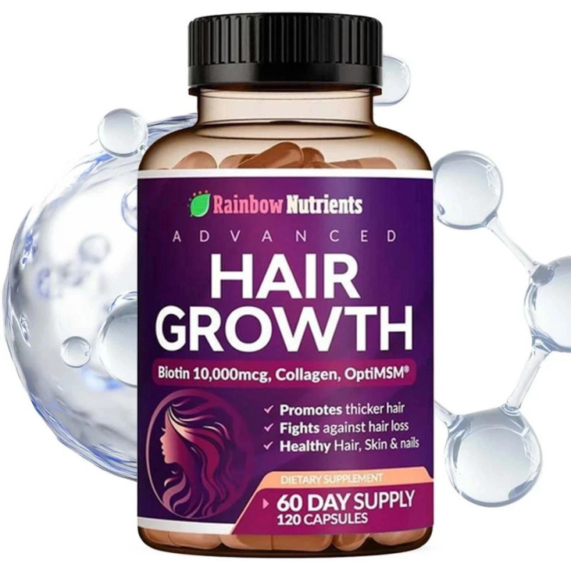 Hair Growth  Rainbow Nutrients 120cap