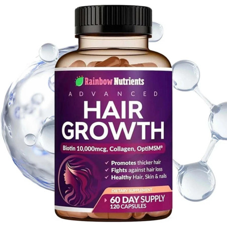 Hair Growth  Rainbow Nutrients 120cap