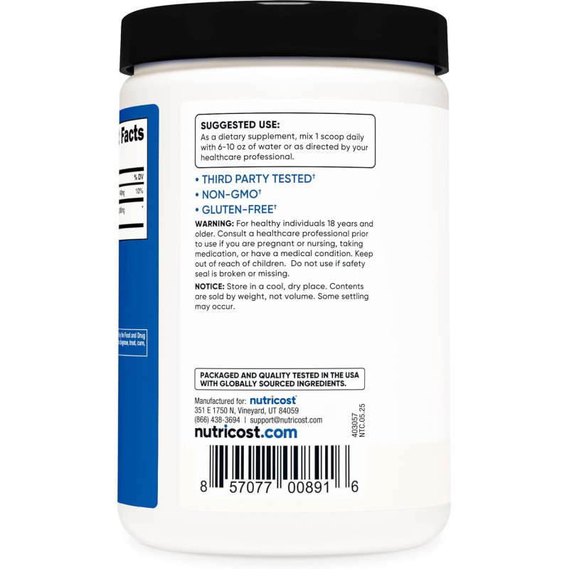 HMB Nutricost 1.000mg 250 servicios