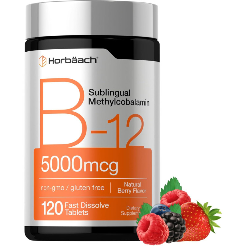 Vitamina B-12 Horbaach 5.000mcg 120tab