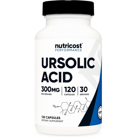 Ácido Ursólico Nutricost 300mg 120cap