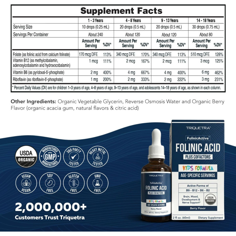 Ácido Folínico Triquetra 60ml