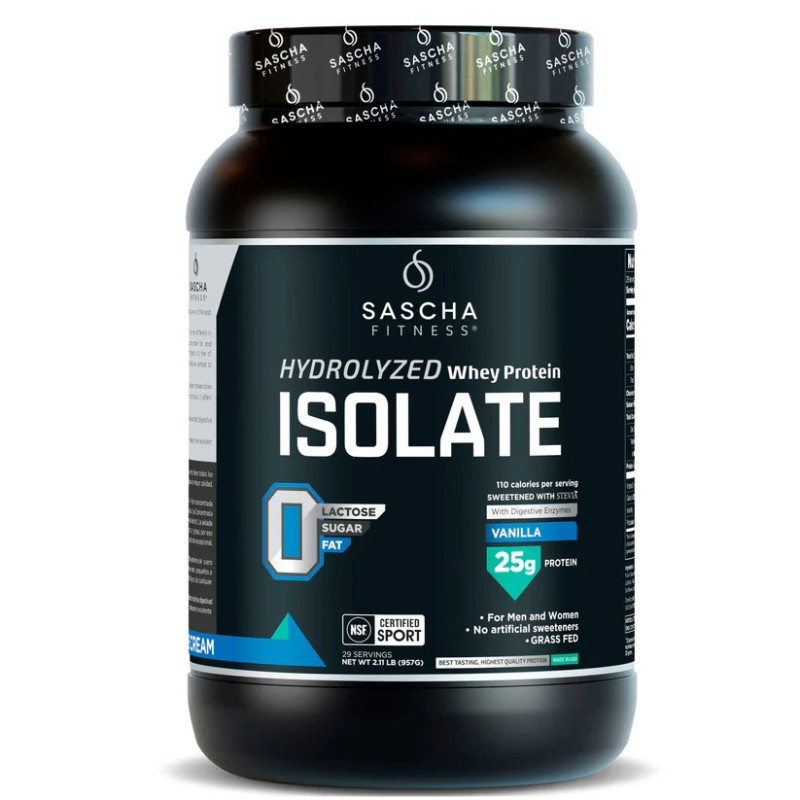 Sascha Fitness Whey Protein Isolate Vainilla 957gr