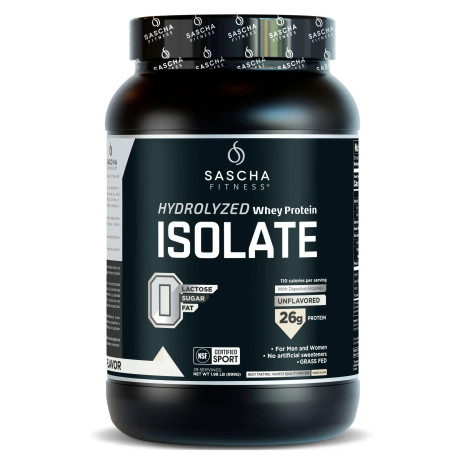 Sascha Fitness Whey Protein Isolate Sin Sabor 899gr