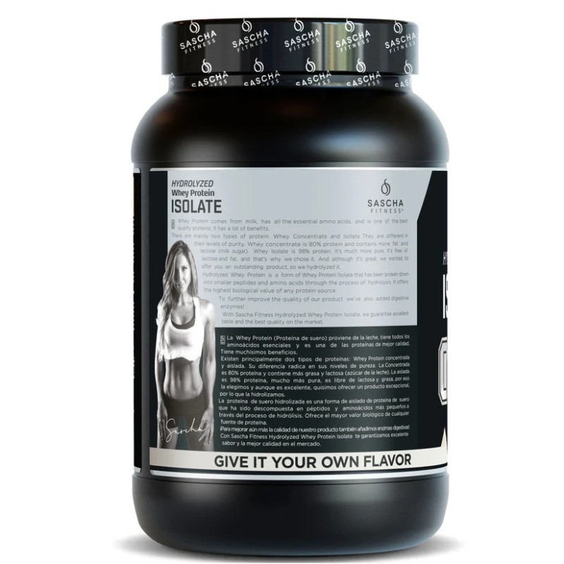 Sascha Fitness Whey Protein Isolate Sin Sabor 899gr Sascha Fitness Whey Protein Isolate Sin Sabor 899gr