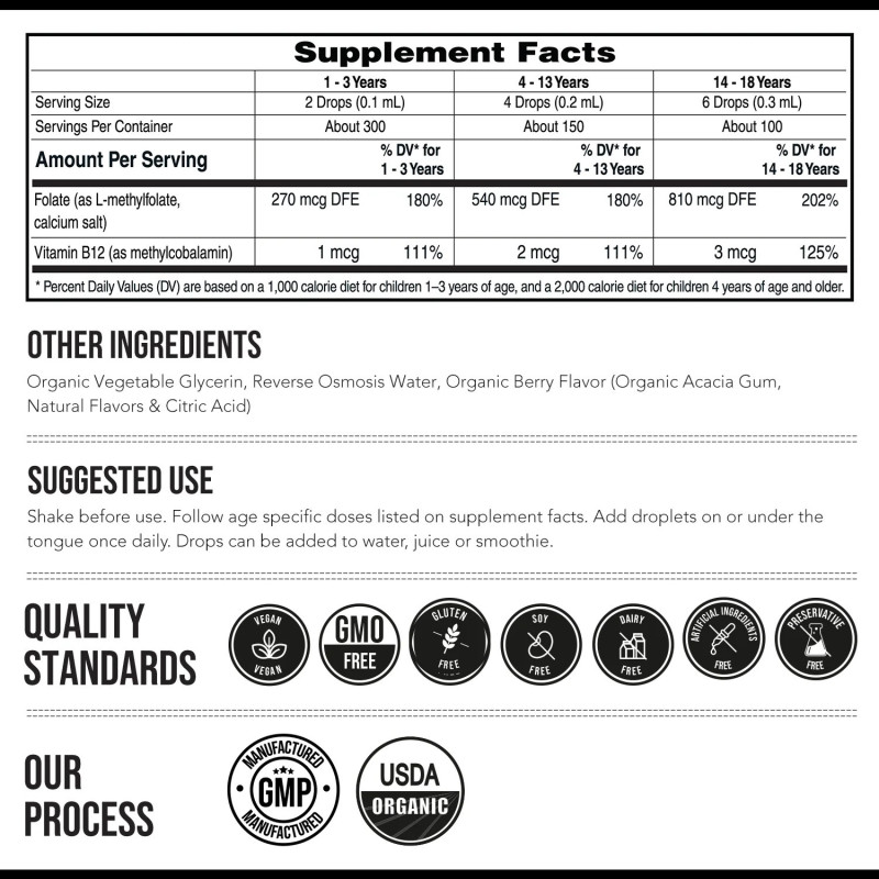 L-Methylfolate 5-MTHF Triquetra 30ml
