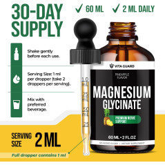 Glicinato de Magnesio Vita Guard  Piña 500mg 60ml