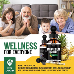 Glicinato de Magnesio Vita Guard  Piña 500mg 60ml