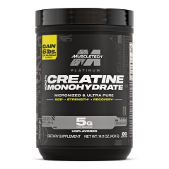 Creatina Platinum Muscletech 5gr 80 servicios