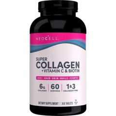 Super Colágeno + Vitamina C & Biotin NeoCell 6.000mg 360tab