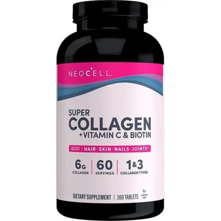 Super Colágeno + Vitamina C & Biotin NeoCell 6.000mg 360tab