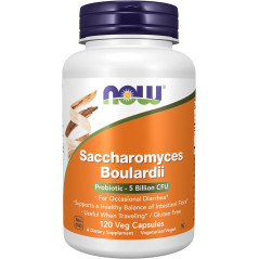 Probióticos Saccharomyces Boulardii Now 5 billones 120cap