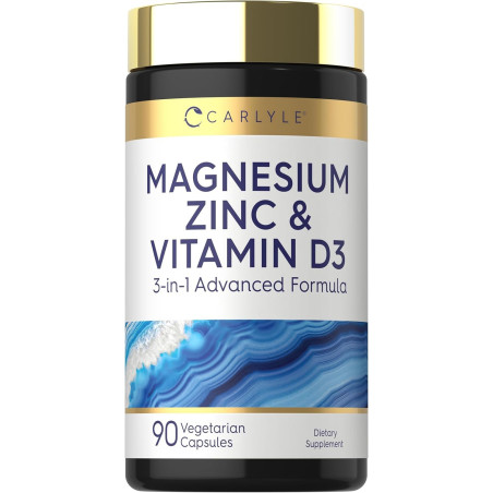 Magnesio Zinc & Vitamina D3 Carlyle 90cap