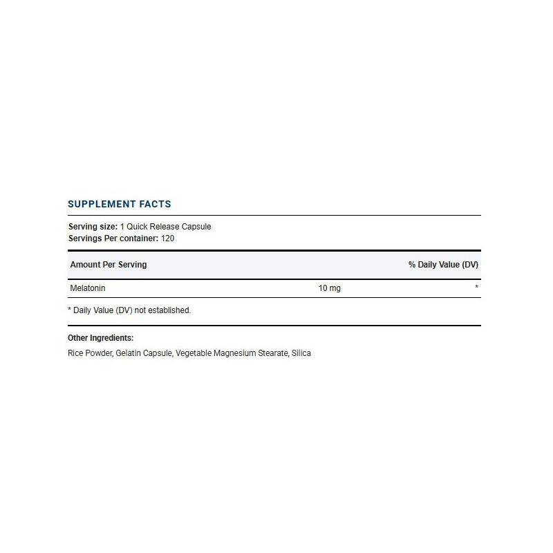 Melatonina Piping Rock 10mg 120cap