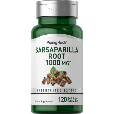 Sarsaparilla Root Piping Rock 1.000mg 120cap