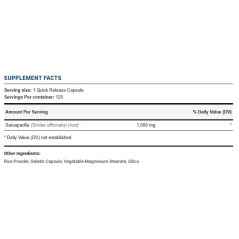 Sarsaparilla Root Piping Rock 1.000mg 120cap