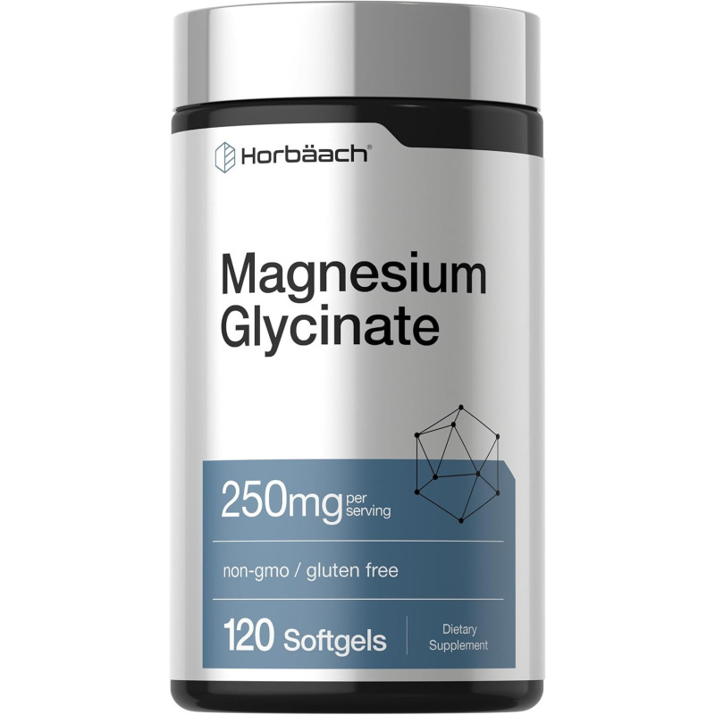 Glicinato de Magnesio Horbaach 250mg 120cap