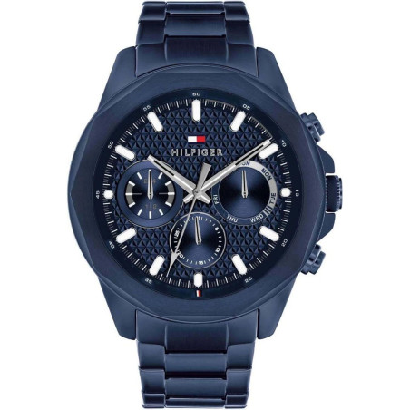 Tommy Hilfiger Reloj Acero Azul con Esfera Azul 46mm