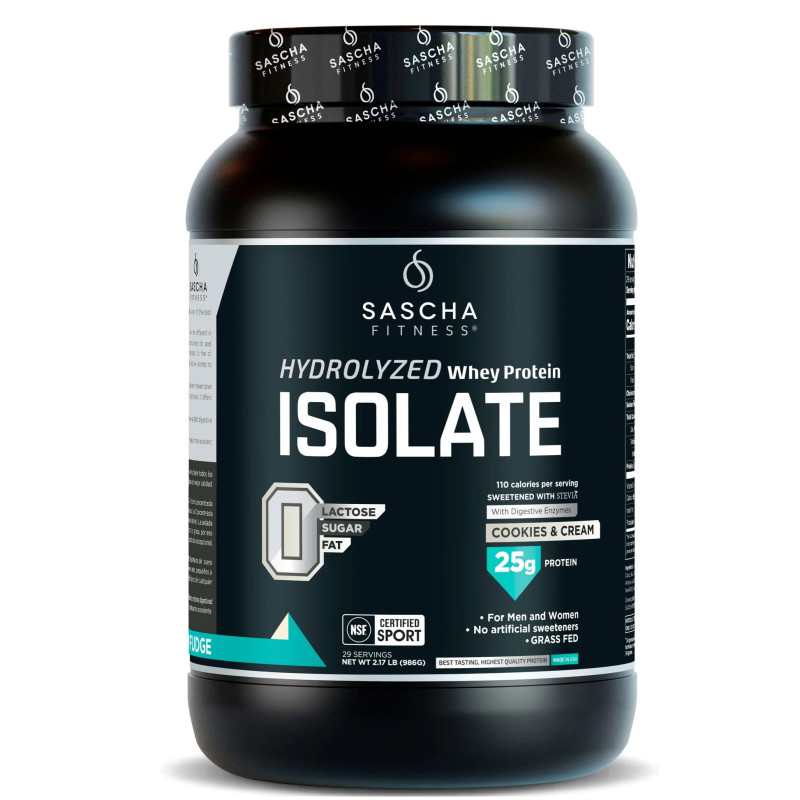 Sascha Fitness Isolate Galletas y Crema 29 servicios Sascha Fitness Isolate Galletas y Crema 29 servicios