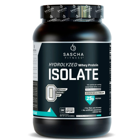 Sascha Fitness Isolate Galletas y Crema 29 servicios