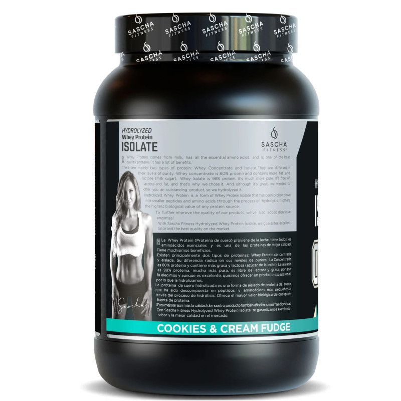 Sascha Fitness Isolate Galletas y Crema 29 servicios Sascha Fitness Isolate Galletas y Crema 29 servicios