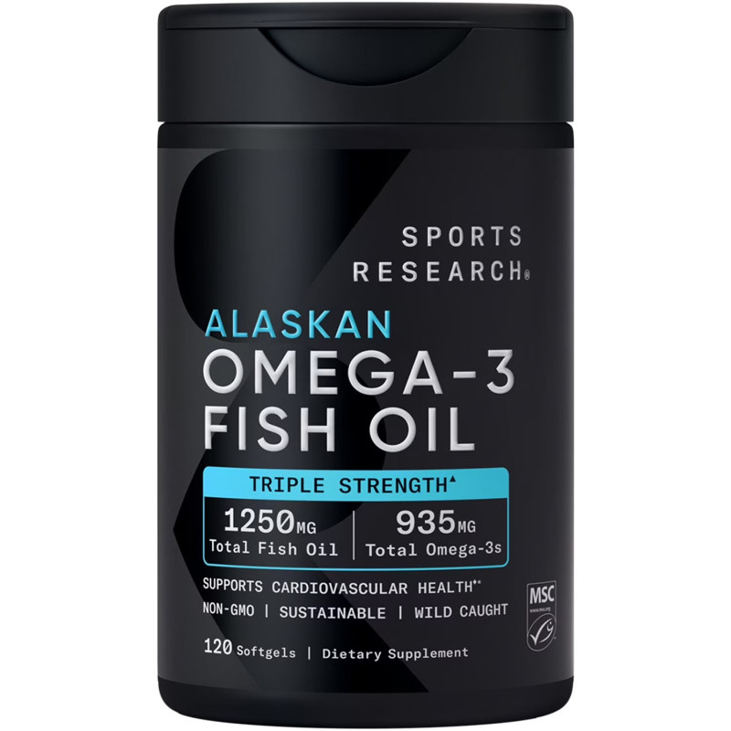 Omega 3 Sports Research 1.250mg 120cap