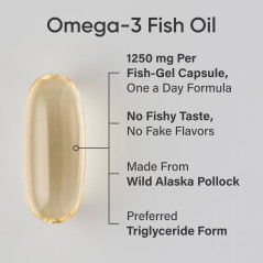 Omega 3 Sports Research 1.250mg 120cap