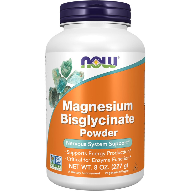 Bisglicinato de Magnesio Now 300mg Polvo