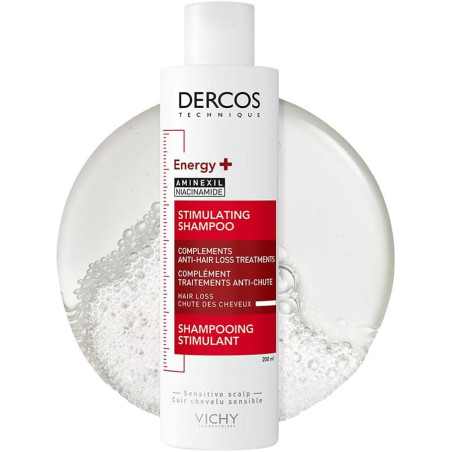 Vichy Dercos Champú Anti Caída Estimulante Energy+ 200ml