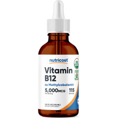 Vitamina B-12 Nutricost 5.000mcg 60ml