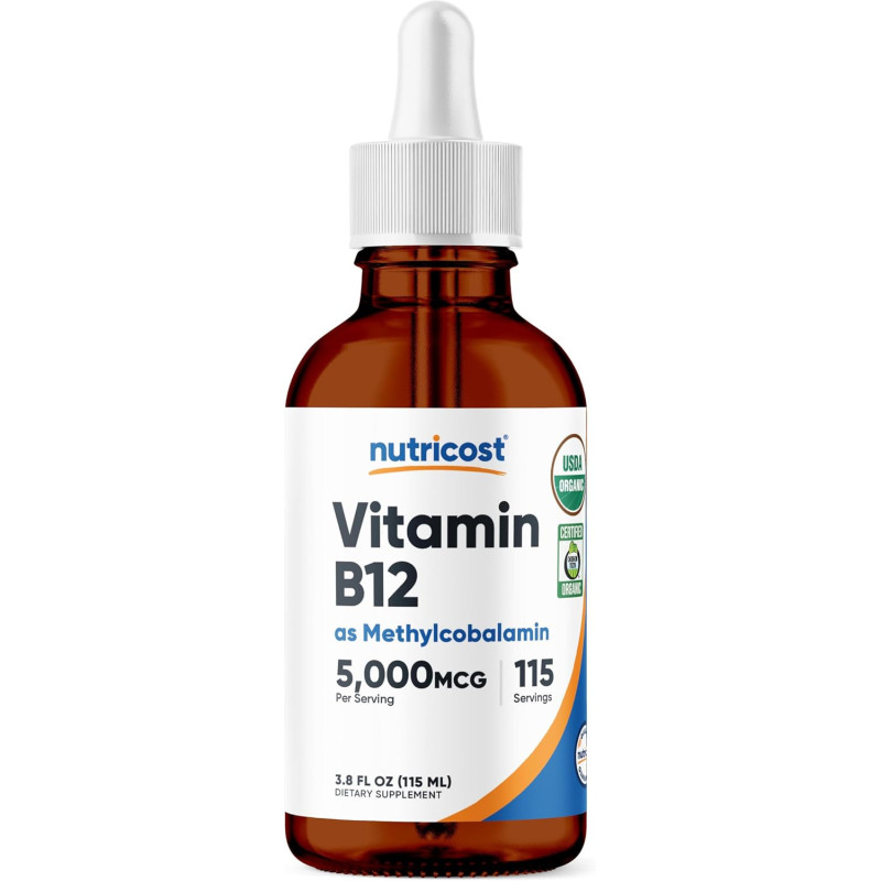 Vitamina B-12 Nutricost 5.000mcg 115ml Vitamina B-12 Nutricost 5.000mcg 115ml