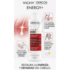 Vichy Dercos Champú Anti Caída Estimulante Energy+ 200ml