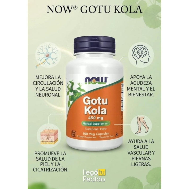 Centella Asiática Now 450mg 100cap